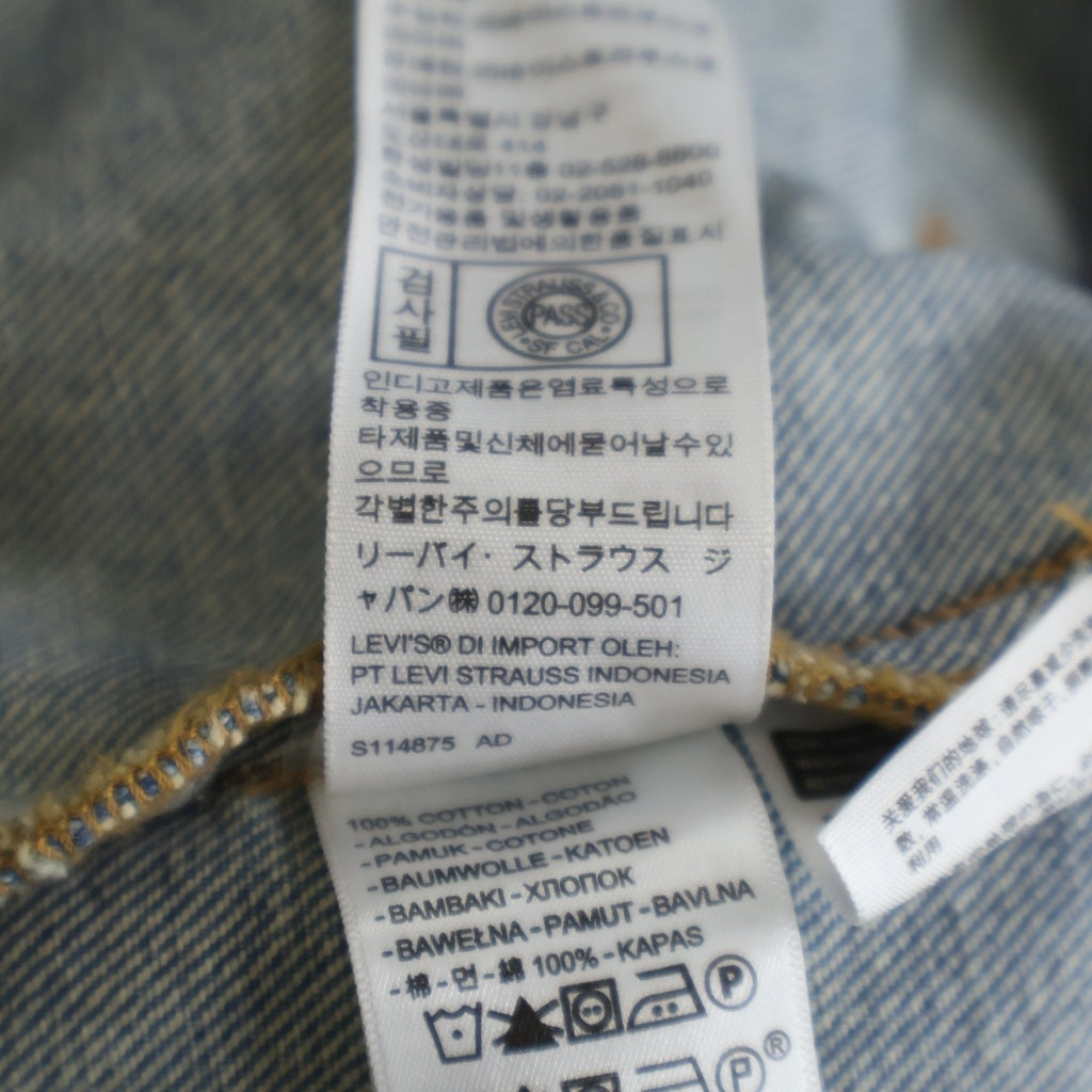 DENIM TEARS(デニムティアーズ) ×Levi's Denim Jacket リーバイス 花柄デニムジャケット インディゴ PC9-A2318-0003
