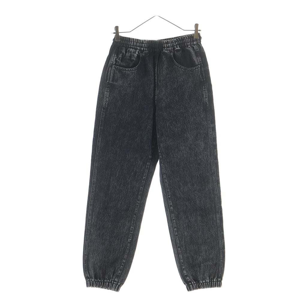 ALEXANDER WANG(アレキサンダーワン) Jogger Pants サイドロゴ デニムジョガーパンツ グレー