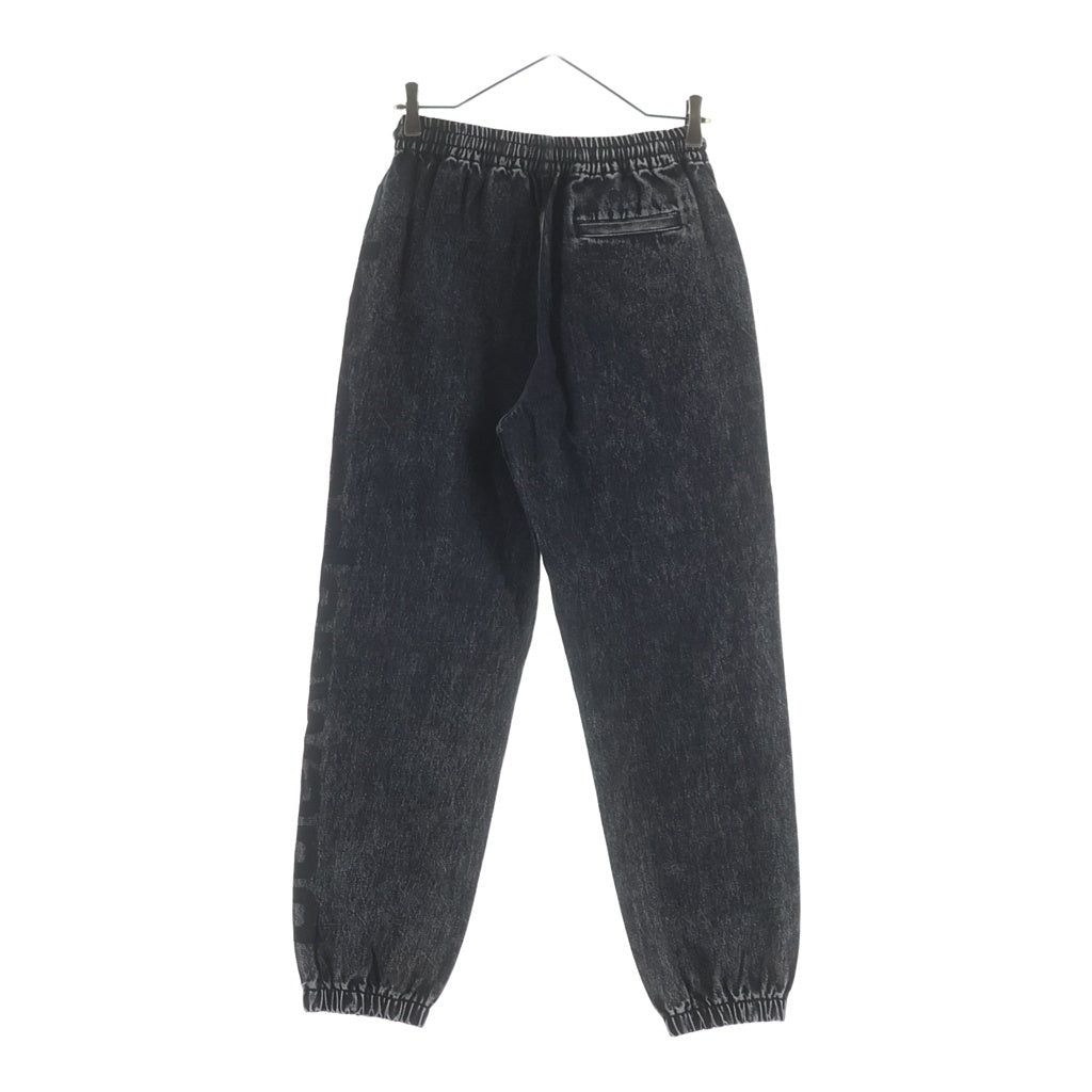 ALEXANDER WANG(アレキサンダーワン) Jogger Pants サイドロゴ デニムジョガーパンツ グレー