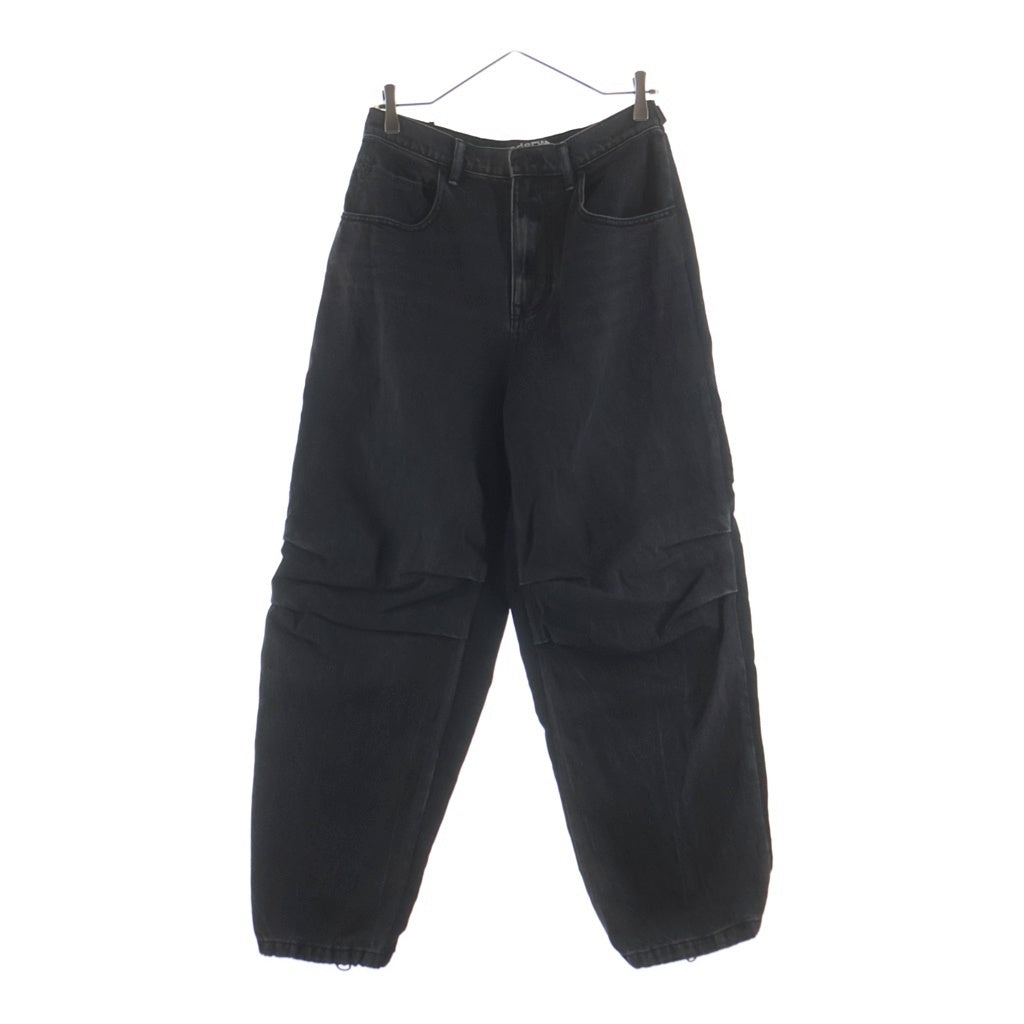 ALEXANDER WANG(アレキサンダーワン) Denim Nylon Pants ナイロン切替 デニムパンツ グレー