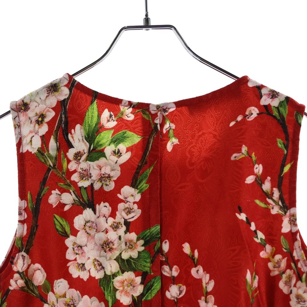 DOLCE & GABBANA(ドルチェアンドガッバーナ) Dress 花柄 ノースリーブ