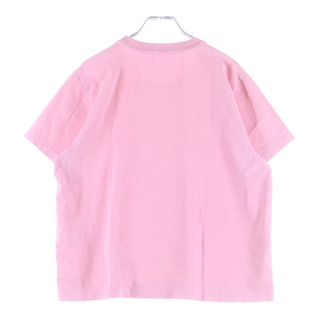 ALEXANDER WANG(アレキサンダーワン) Cropped T-Shirt エンボスロゴ クロップド半袖Tシャツ ピンク レディース