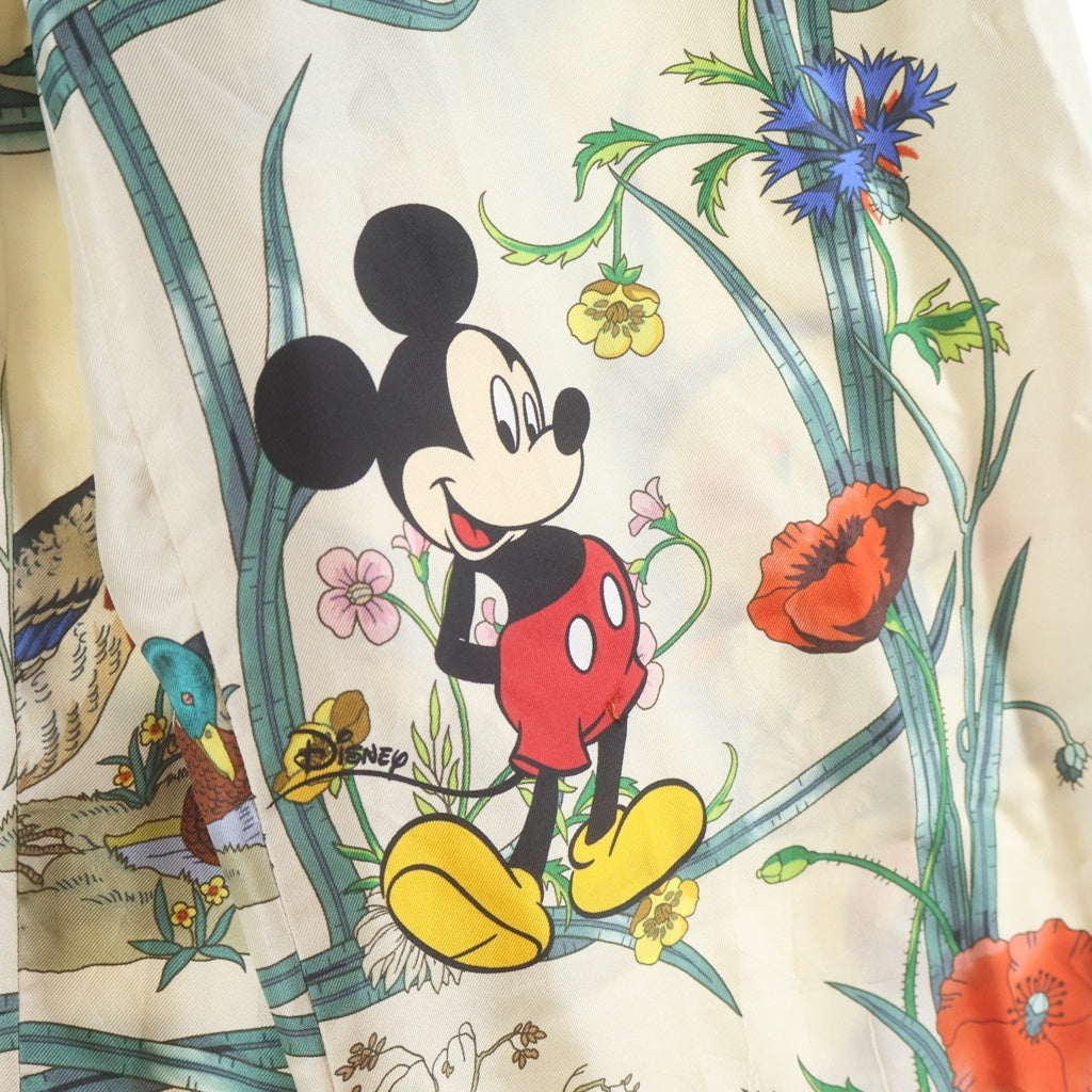 GUCCI(グッチ) ×Disney Mickey Mouse Printed Silk Pants ディズニー ミッキーマウス シルクパンツ マルチ 596961 ZADOP
