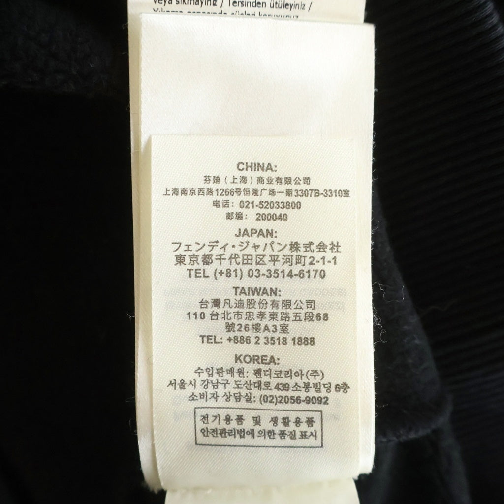 FENDI(フェンディ) Sweatshirt クルーネックスウェットトレーナー ブラック FY0812 A9MC