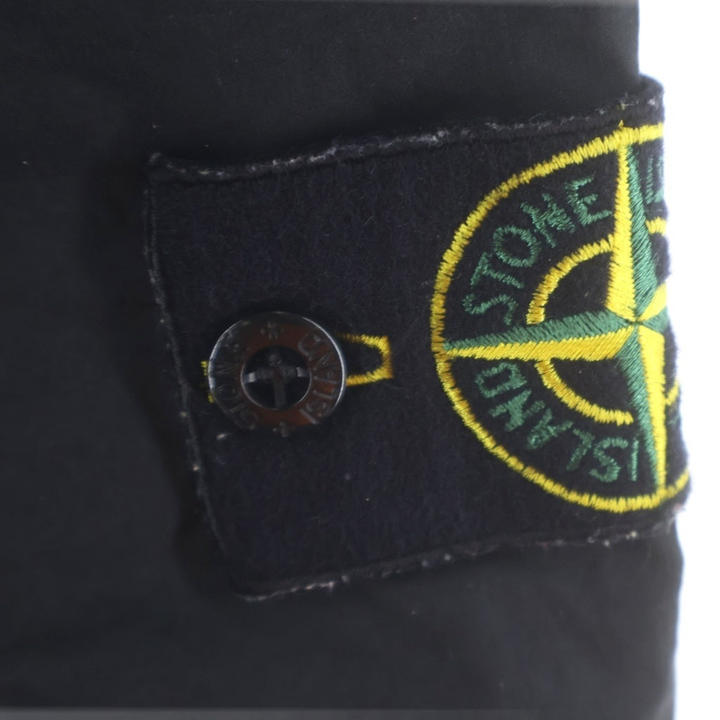 STONE ISLAND(ストーンアイランド) TYPE RE-T Cargo Pants ロゴワッペン カーゴパンツ ブラック 741531303