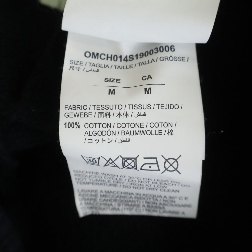 OFF-WHITE(オフホワイト) 19SS Split Logo Slim Sweatpants ロゴプリント スウェットパンツ ブラック OMCH014S19003006