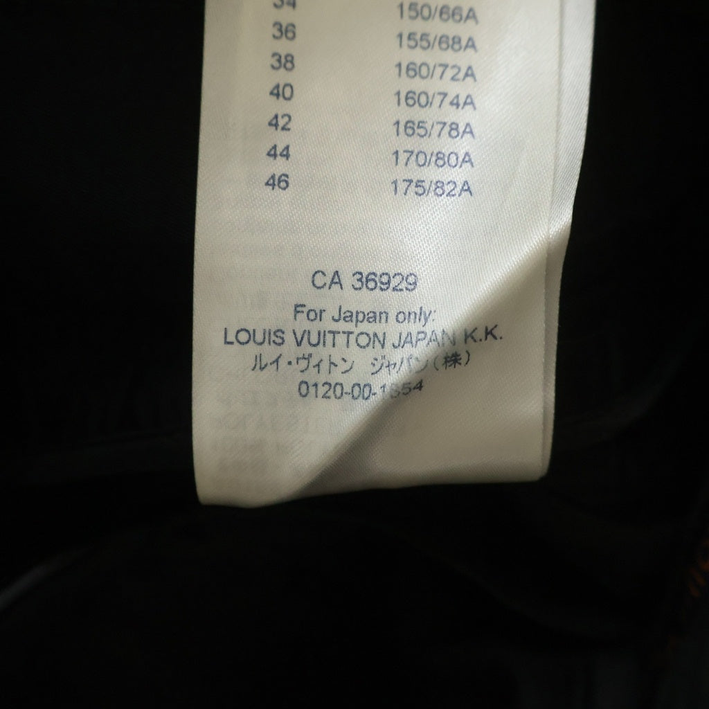 LOUIS VUITTON(ルイヴィトン) 19SS モノグラム ストレートパンツ ブラック レディース RW191B NFX FGPO75