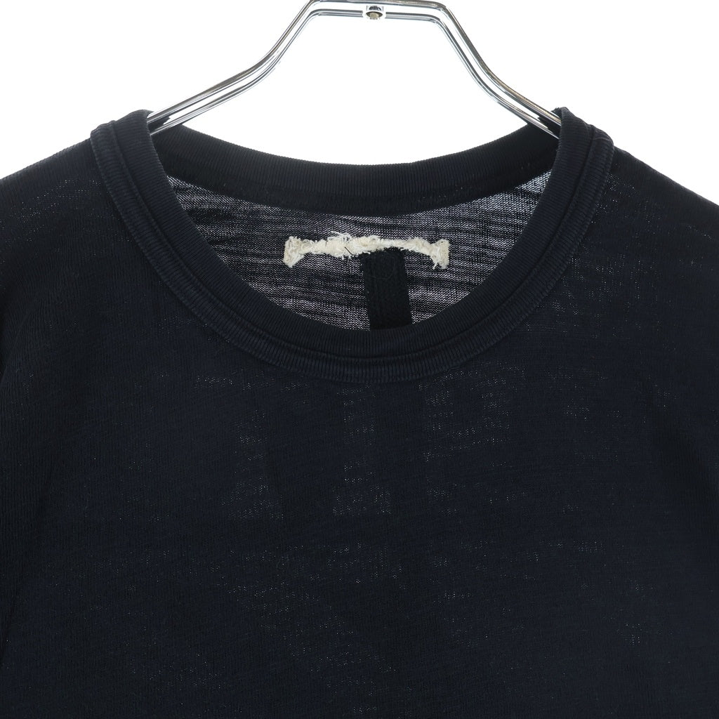 OFF-WHITE(オフホワイト) 15AW L/S T-Shirt ロゴプリント 長袖Tシャツ ロンT ブラック