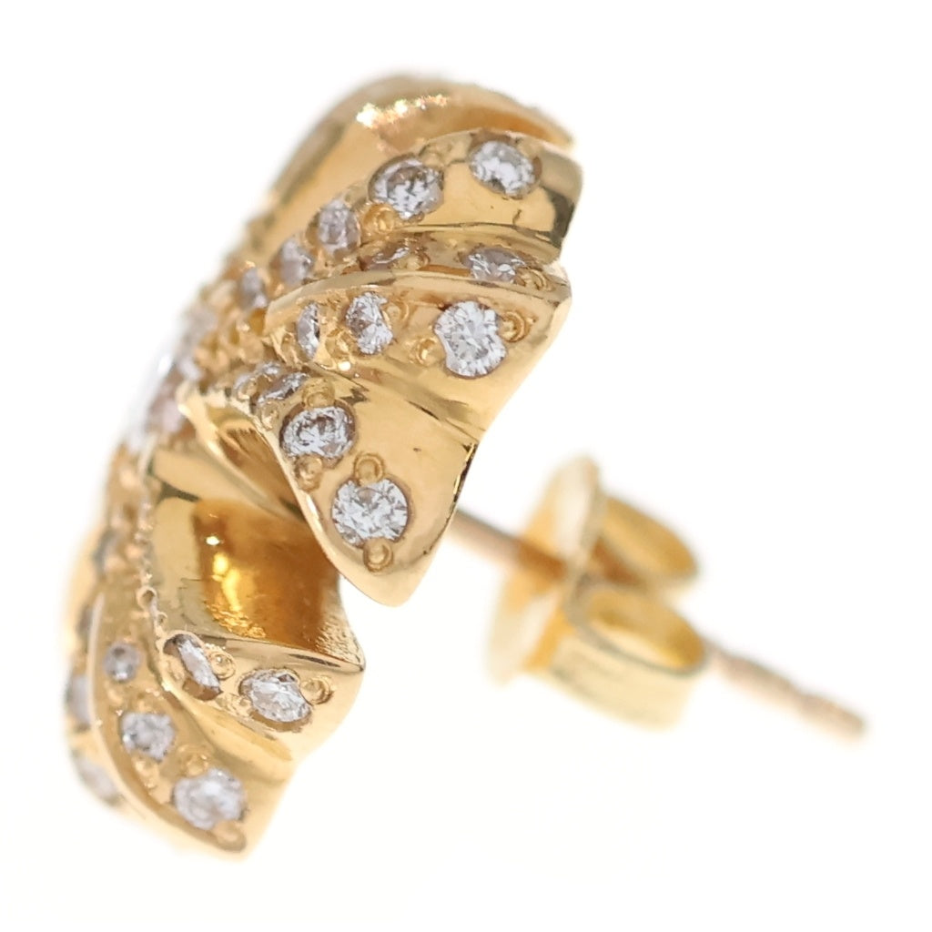 CHROME HEARTS(クロムハーツ) 22K CH PLS P/DIA CHプラススタッド PAVEダイヤ ピアス ゴールド