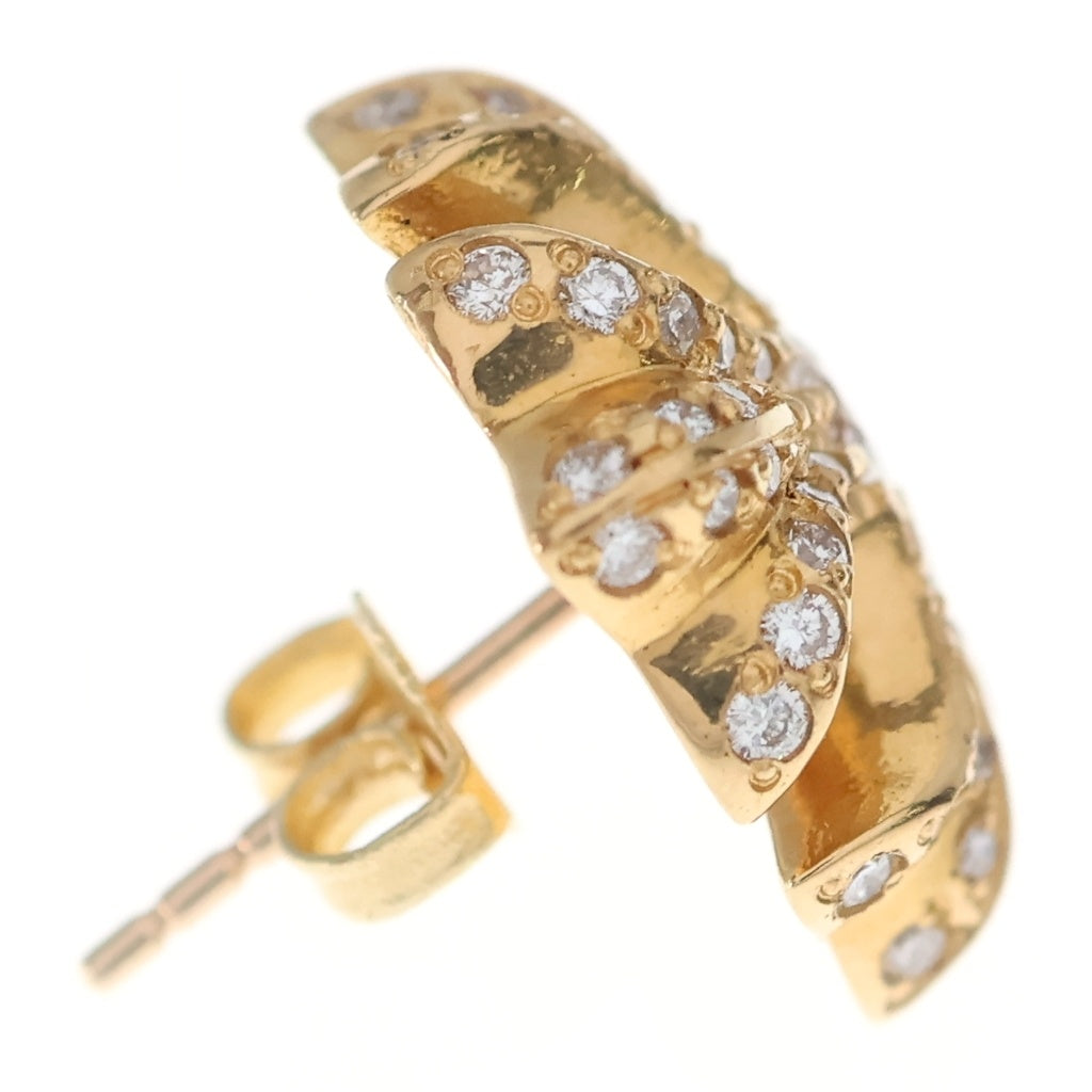 CHROME HEARTS(クロムハーツ) 22K CH PLS P/DIA CHプラススタッド PAVEダイヤ ピアス ゴールド