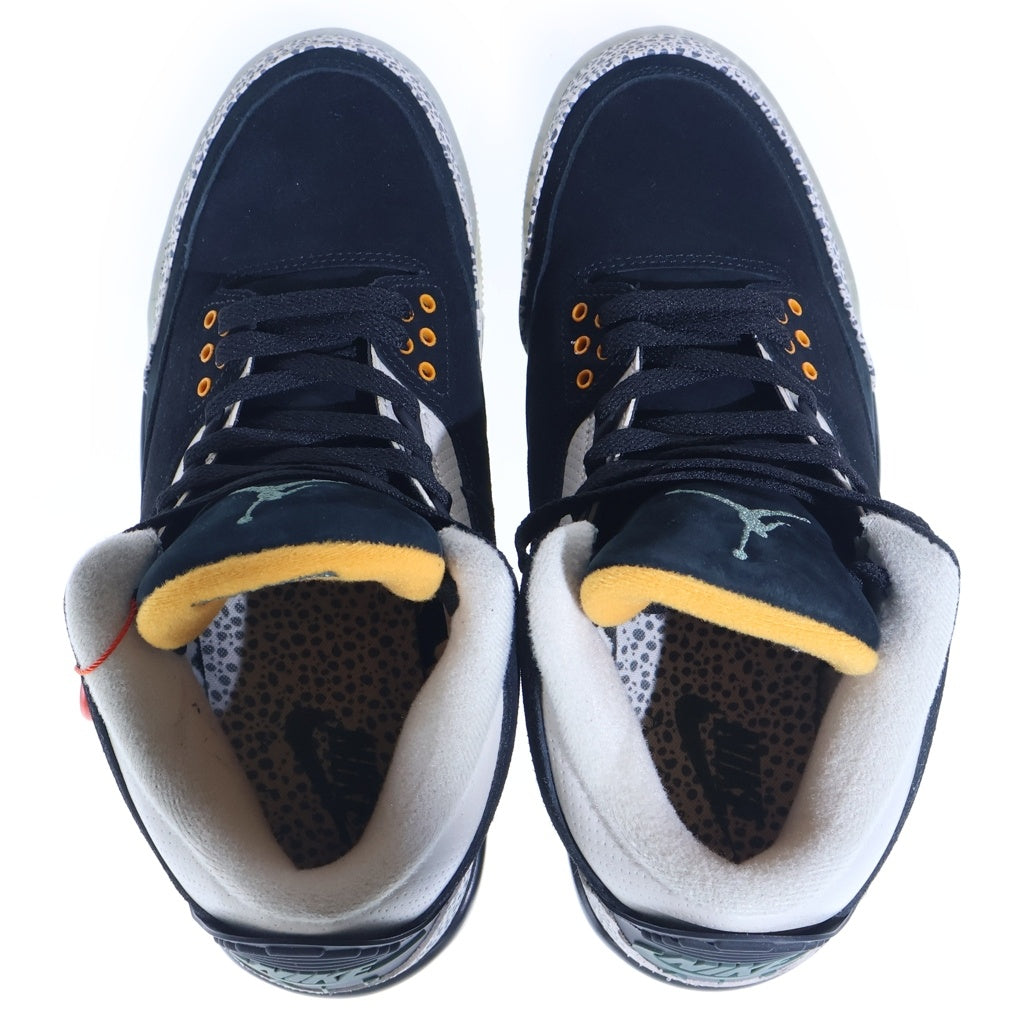 NIKE(ナイキ) AIR JORDAN 3 RETRO EP エアジョーダン3 ハイカットスニーカー ブラック US10/28cm 923096-001/923098-900