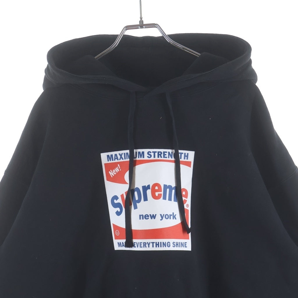 SUPREME(シュプリーム) 21SS Shine Hooded Sweatshirt シャイン プルオーバースウェットパーカー フーディー ブラック