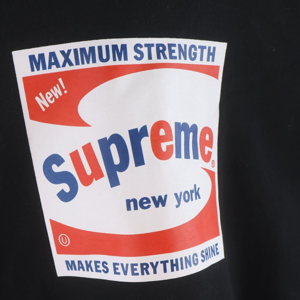 SUPREME(シュプリーム) 21SS Shine Hooded Sweatshirt シャイン プルオーバースウェットパーカー フーディー ブラック