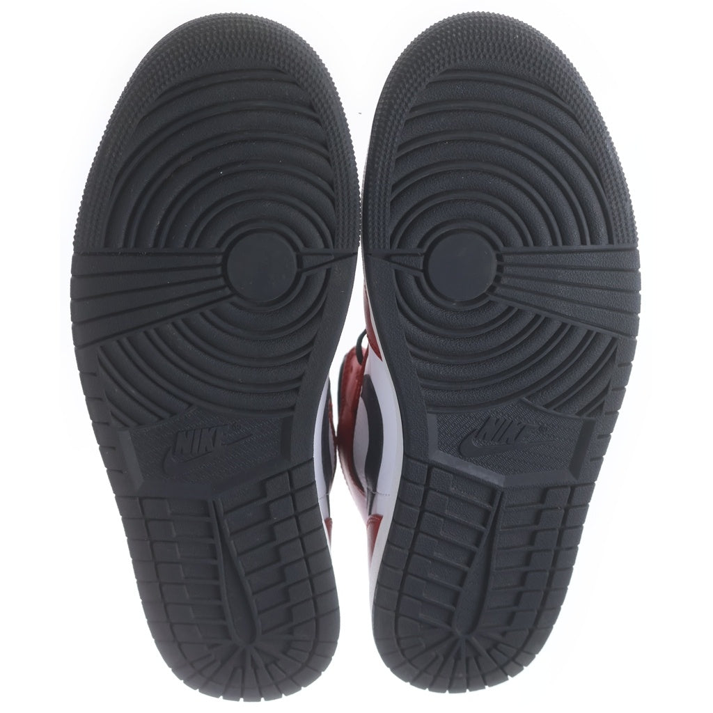 NIKE(ナイキ) AIR JORDAN 1 MID CHICAGO BLACK TOE エアジョーダン1 シカゴ ブラックトゥ つま黒 ミッドカットスニーカー ブラック/ホワイト/レッド US10/28cm 554724-069