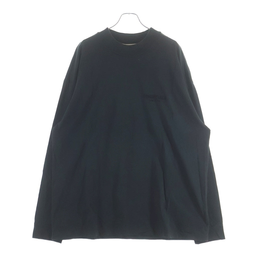 FEAR OF GOD ESSENTIALS(フィアオブゴッド エッセンシャルズ) L/S T-SHIRT フェルトロゴ 長袖Tシャツ ロンT ブラック