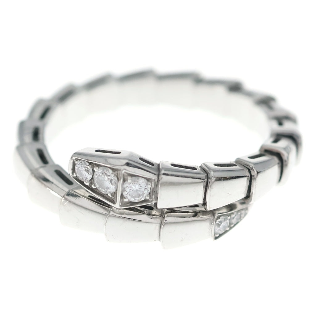BVLGARI(ブルガリ) 18K セルペンティ ヴァイパー ダイヤモンド リング ホワイトゴールド 360470