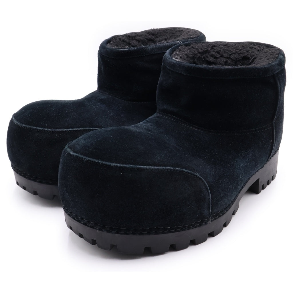 ブーツ BALENCIAGA（バレンシアガ） メンズ アラスカファースウェードショートブーツ ALASKA バレンシアガ サイズ:43 アラスカ Fur Alaska 靴