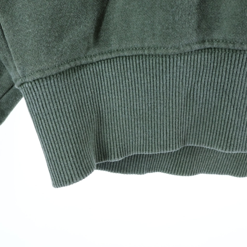 SUPREME(シュプリーム) 21SS ×THE NORTH FACE Pigment Printed Crewneck ノースフェイス ロゴ刺繍 クルーネックスウェットトレーナー カーキ NT12102I