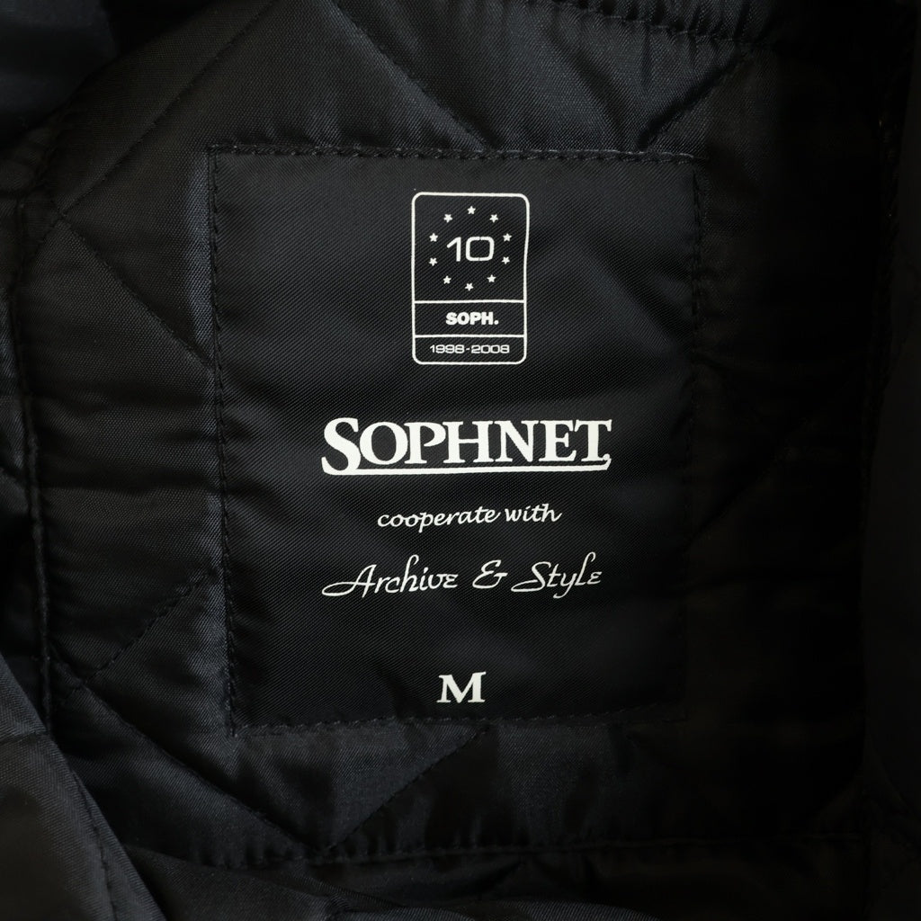 SOPH.(ソフネット) LAVENHAM RAYDON ラベンハム キルティングジャケット ブラック SOPH-89142