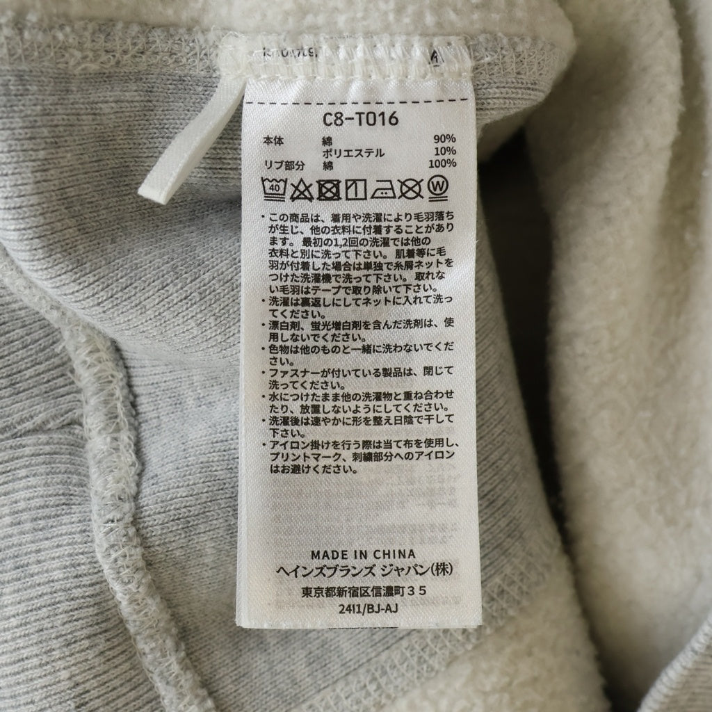 WTAPS(ダブルタップス) 21AW Champion Reverse Weave Sweatshirt チャンピオン リバースウィーブ クルーネックスウェットトレーナー グレー C8-T016