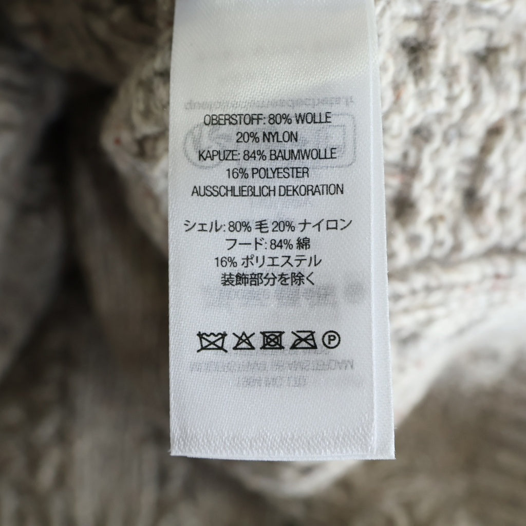SUPREME(シュプリーム) 25AW Cable Hooded Sweater ケーブルニット プルオーバーパーカー フーディー ベージュ