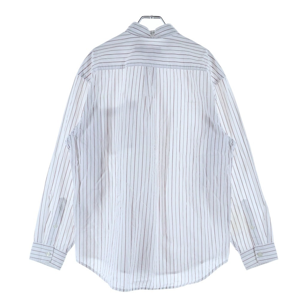SUPREME(シュプリーム) 24AW Loose Fit Stripe Shirt ルーズフィット ストライプ長袖シャツ ホワイト