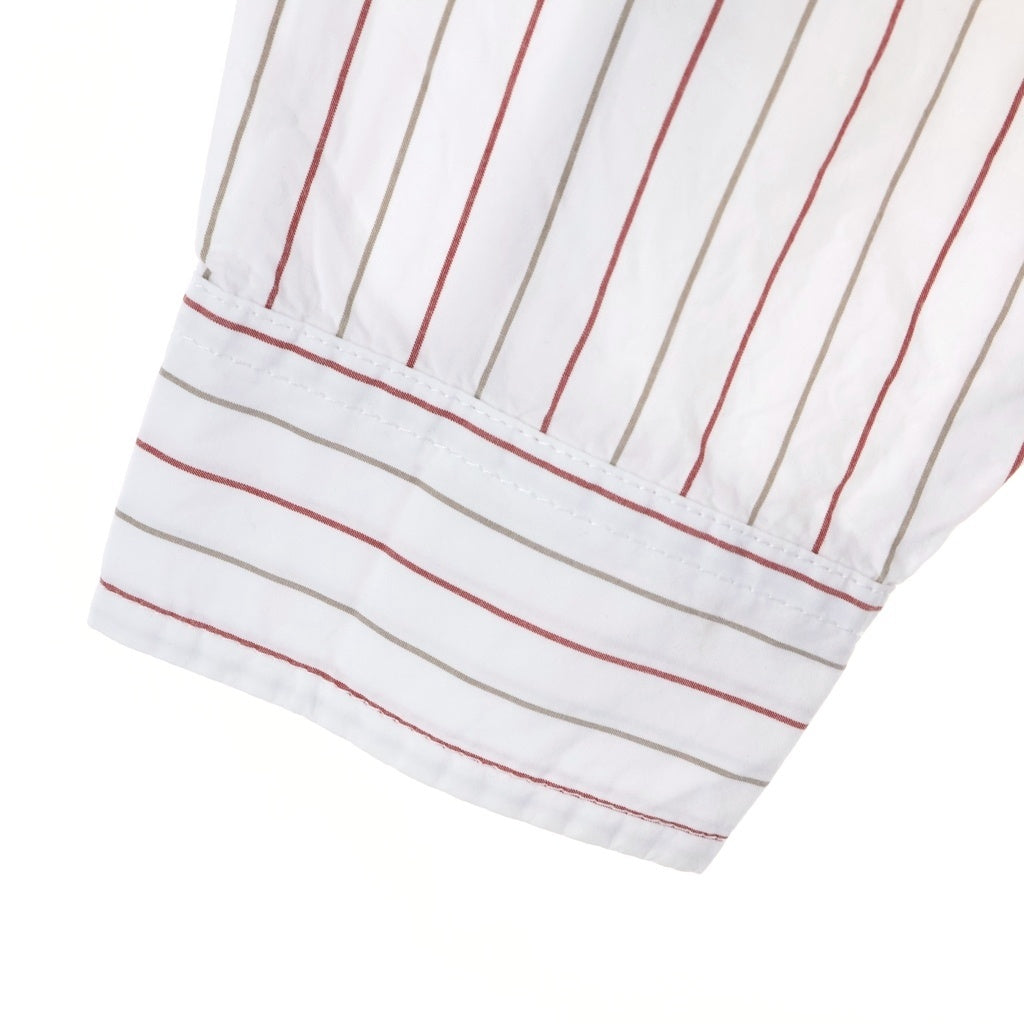 SUPREME(シュプリーム) 24AW Loose Fit Stripe Shirt ルーズフィット ストライプ長袖シャツ ホワイト
