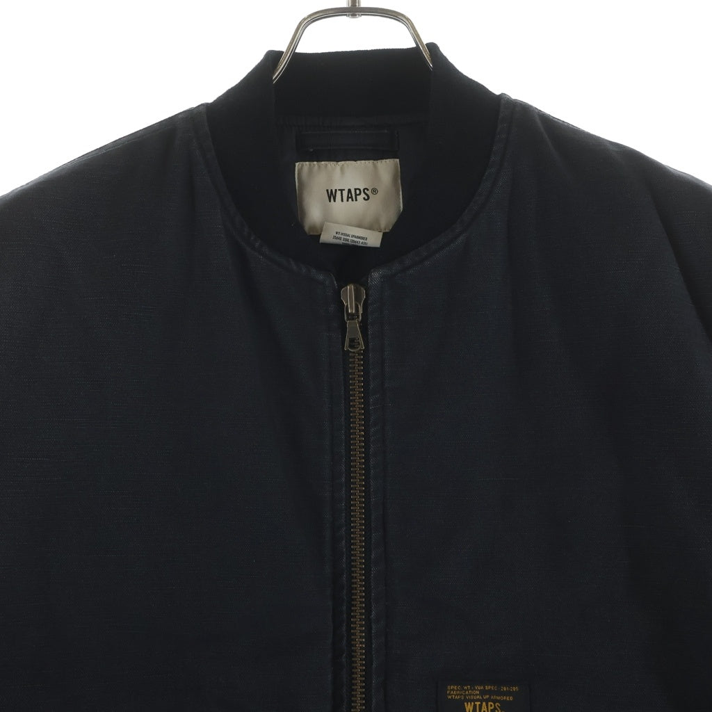 WTAPS(ダブルタップス) 17AW MC JACKET キルティング切替 ボンバージャケット ブラック 172GWDT-JKM03