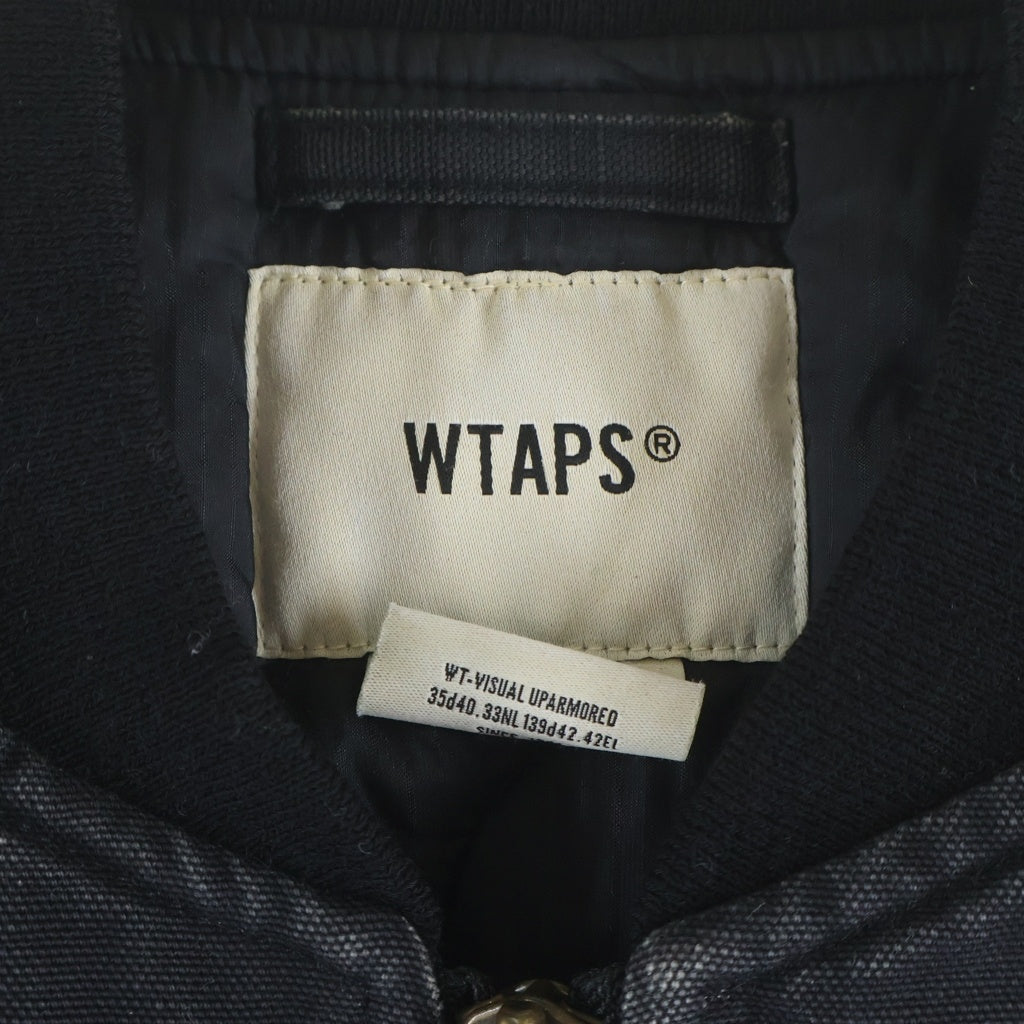 WTAPS(ダブルタップス) 17AW MC JACKET キルティング切替 ボンバージャケット ブラック 172GWDT-JKM03