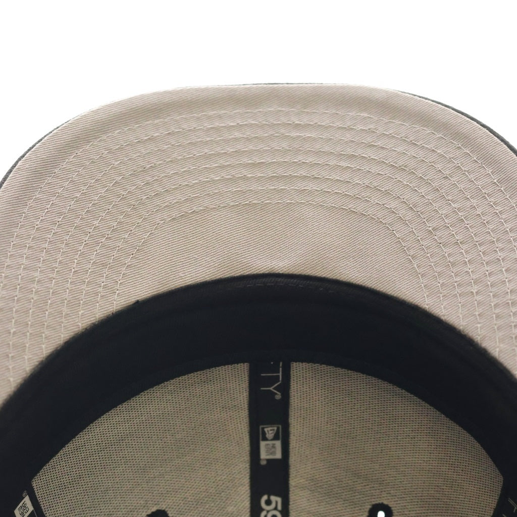 STUSSY(ステューシー) Curly S 59Fifty CAP カーリーロゴ刺繍 ベースボールキャップ 帽子 ブラック