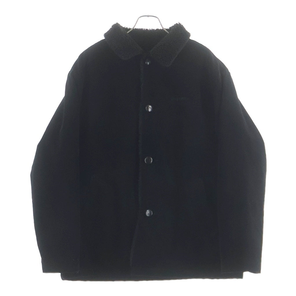 SUPREME(シュプリーム) 24AW Kindermann Uncut Corduroy Car Coat Black キンダーマン アンカット コーデュロイ カー コート ブラック