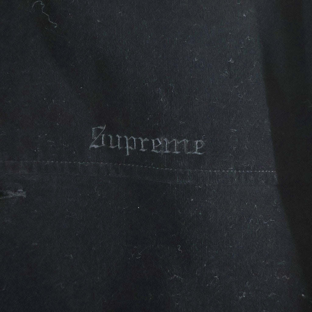 SUPREME(シュプリーム) 24AW Kindermann Uncut Corduroy Car Coat Black キンダーマン アンカット コーデュロイ カー コート ブラック