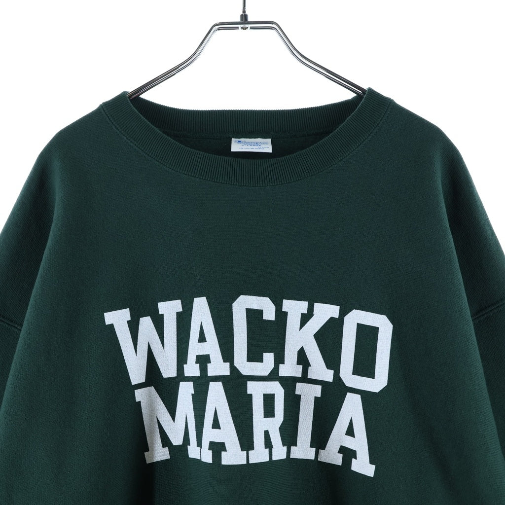 WACKO MARIA(ワコマリア) Champion REVERSE WEAVE CREW NECK SWEAT SHIRT チャンピオン リバースウィーブ クルーネックスウェットトレーナー グリーン