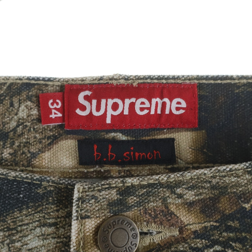 SUPREME(シュプリーム) 24AW ×B.B. Simon Studded Double Knee Painter Pant TrueTimber HTC Fall Camo ビービーサイモン カモフラージュ 迷彩 スタッズ ダブルニー ペインターパンツ
