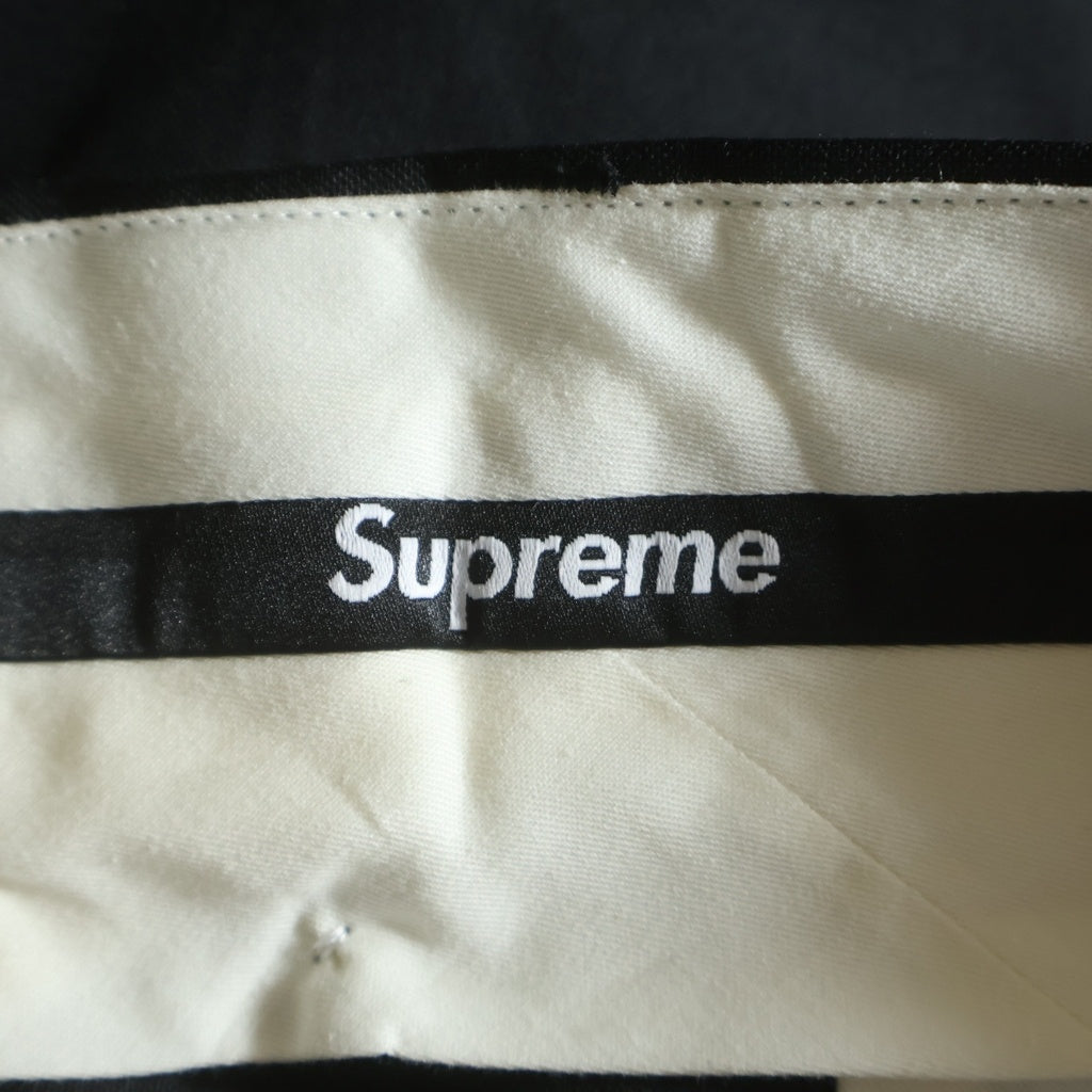 SUPREME(シュプリーム) 24SS Pleated Trouser Black プリーツ トラウザーズパンツ ブラック
