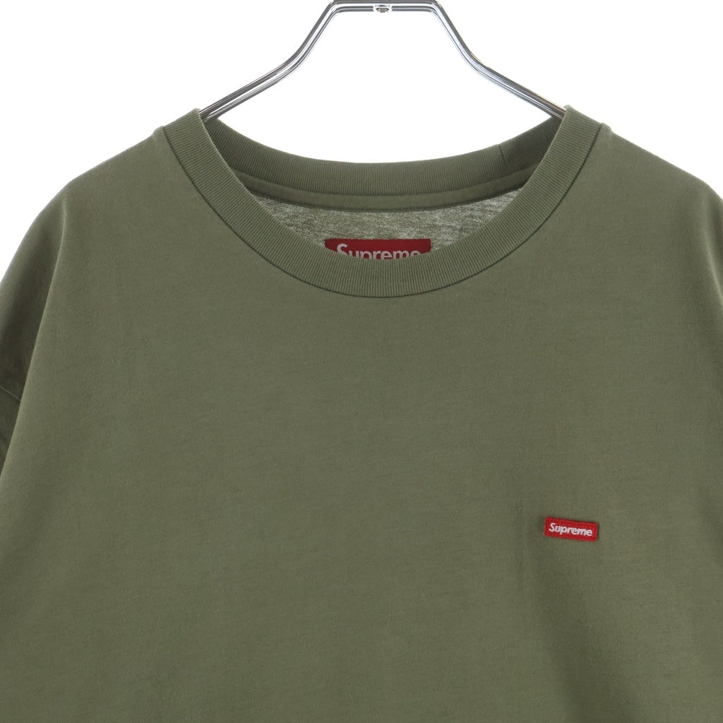SUPREME(シュプリーム) 24SS Small Box Tee Dusty Olive スモールボックスロゴ 半袖Tシャツ カーキ