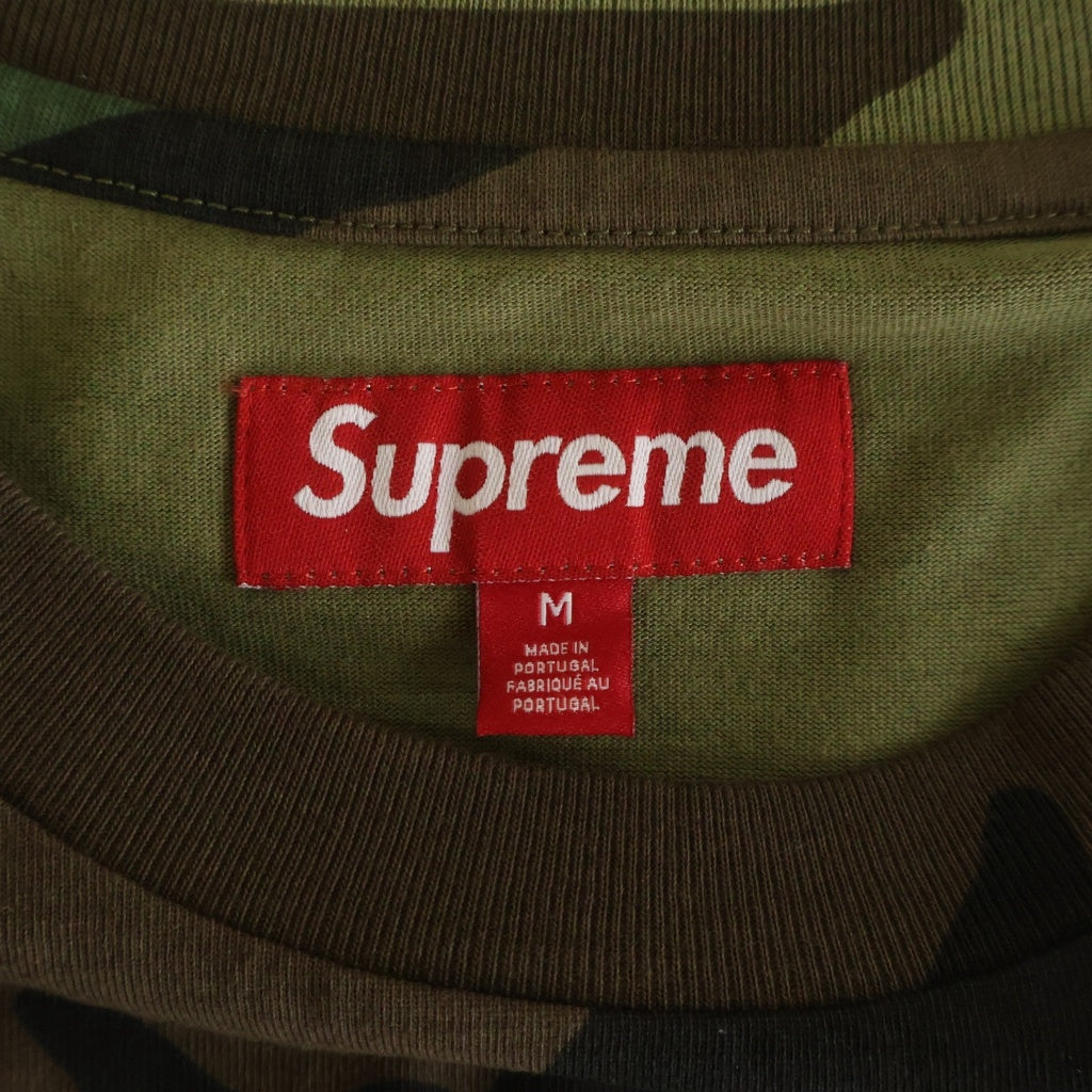 SUPREME(シュプリーム) 25SS Small Box Tee Camo スモールボックスロゴ カモフラージュ 迷彩半袖Tシャツ カーキ