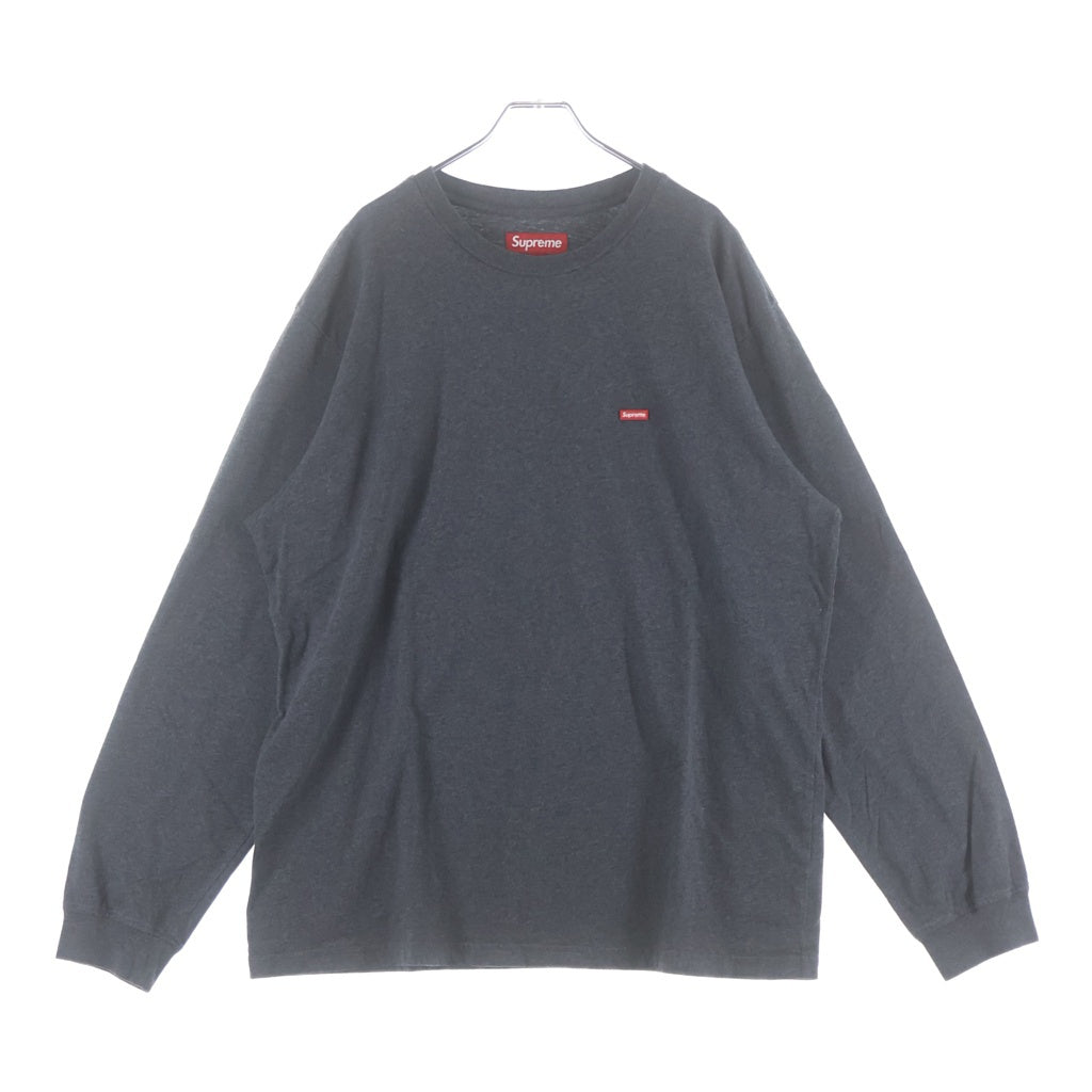 SUPREME(シュプリーム) 24AW Small Box L/S Tee Charcoal スモール