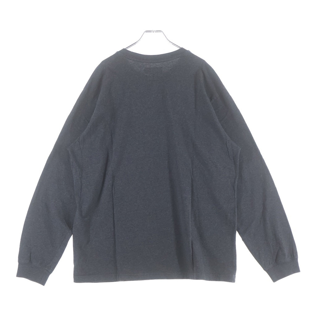 SUPREME(シュプリーム) 24AW Small Box L/S Tee Charcoal スモール