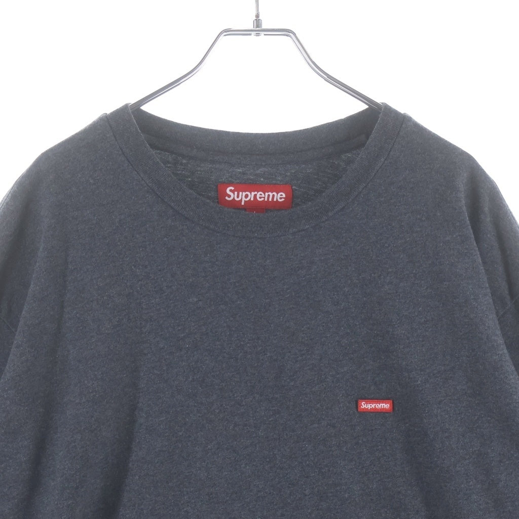 SUPREME(シュプリーム) 24AW Small Box L/S Tee Charcoal スモール