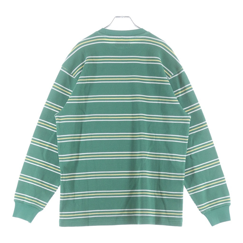 Palace Skateboards(パレススケートボーズ) Trio Stripe Longsleeve トリオ サーマル ストライプ長袖Tシャツ ロンT グリーン