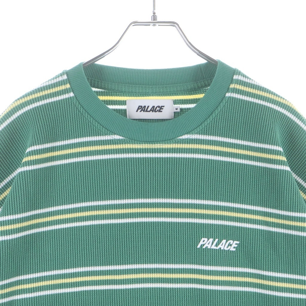 Palace Skateboards(パレススケートボーズ) Trio Stripe Longsleeve トリオ サーマル ストライプ長袖Tシャツ ロンT グリーン