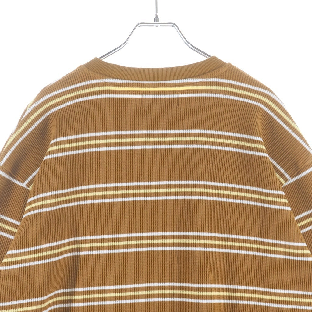 Palace Skateboards(パレススケートボーズ) Trio Stripe Longsleeve トリオ サーマル ストライプ長袖Tシャツ ロンT ブラウン
