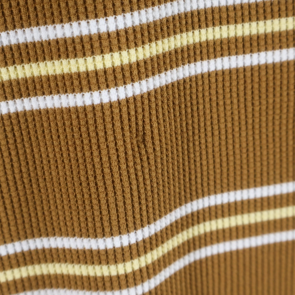 Palace Skateboards(パレススケートボーズ) Trio Stripe Longsleeve トリオ サーマル ストライプ長袖Tシャツ ロンT ブラウン
