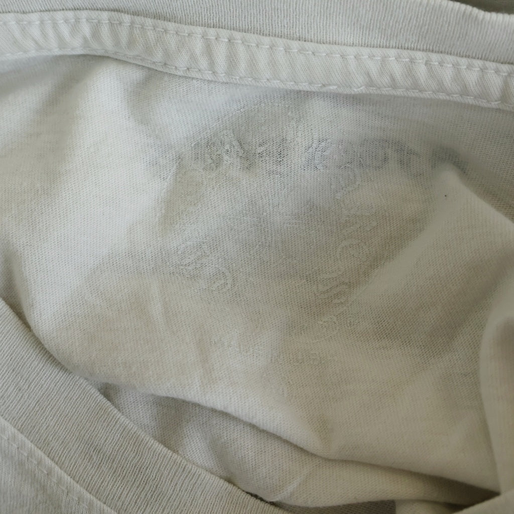 CHROME HEARTS(クロムハーツ) CH L/S T-SHIRT バックホースシュー アームフローラル 長袖Tシャツ ロンT ホワイト