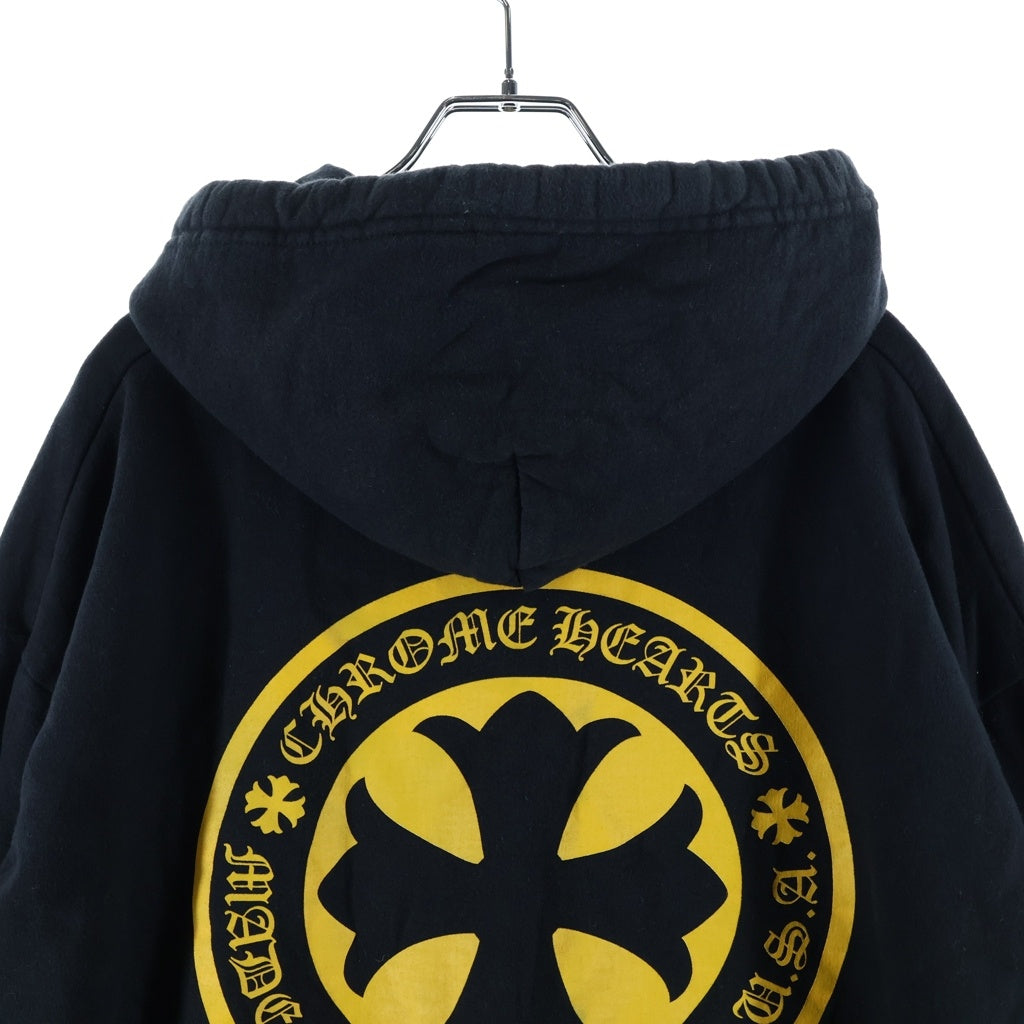 CHROME HEARTS(クロムハーツ) SWTSHRT HD PLVR CHプラスプリント プルオーバースウェットパーカー フーディー ブラック