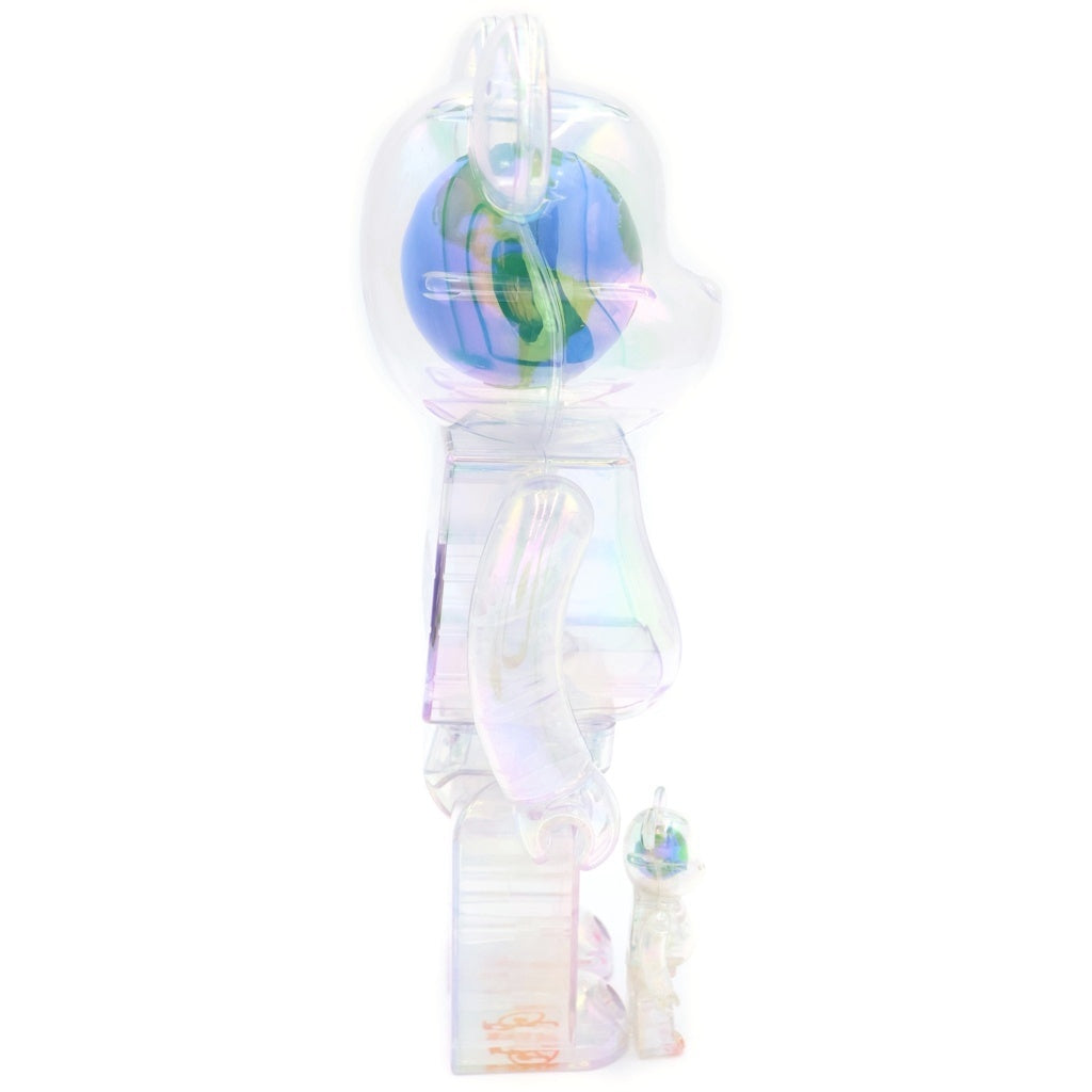 BE@RBRICK(ベアブリック) GEO EARTH 100% 400% ジオアース フィギュア クリア