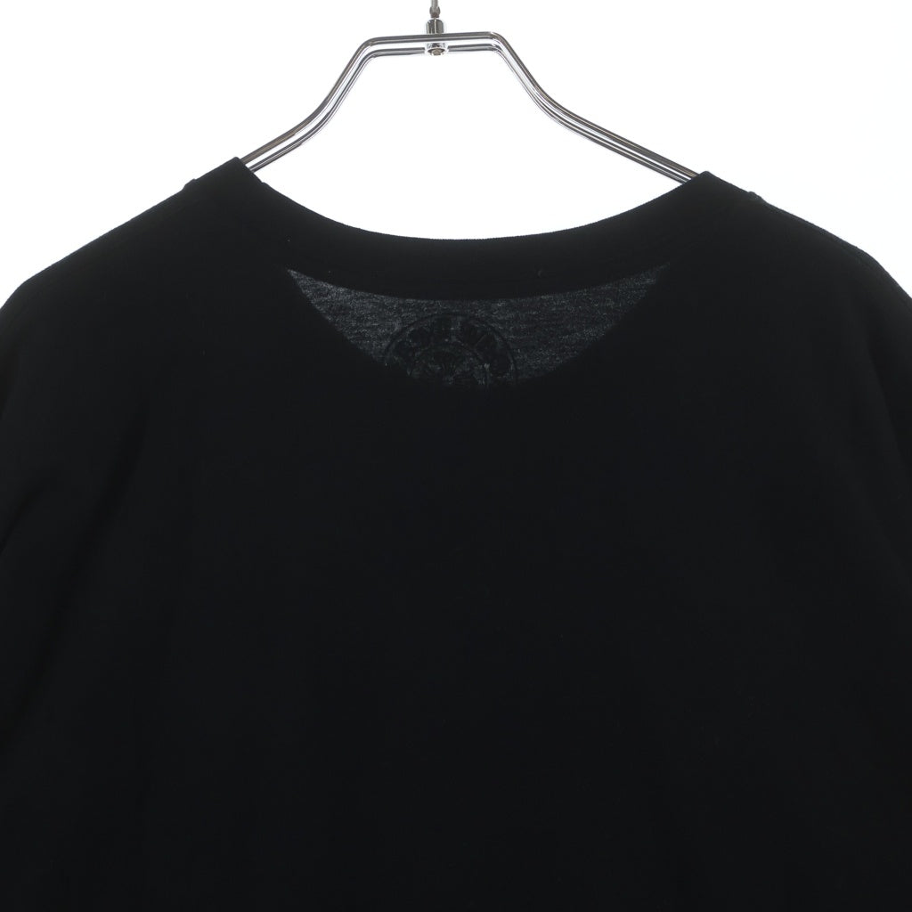 CHROME HEARTS(クロムハーツ) CH T-SHIRT ネックロゴ 半袖Tシャツ ブラック/パープル