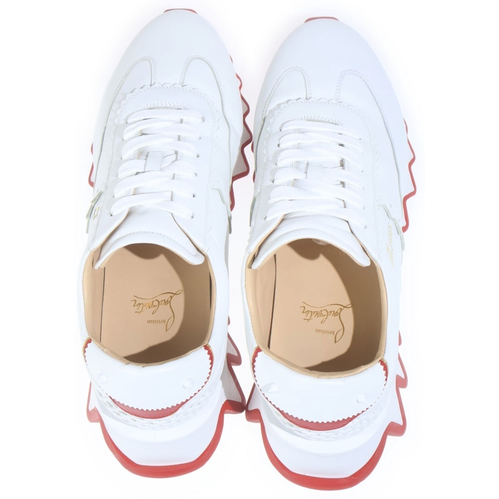 CHRISTIAN LOUBOUTIN(クリスチャンルブタン) LOUBISHARK FLAT ルビシャーク フラット ローカットスニーカー ホワイト