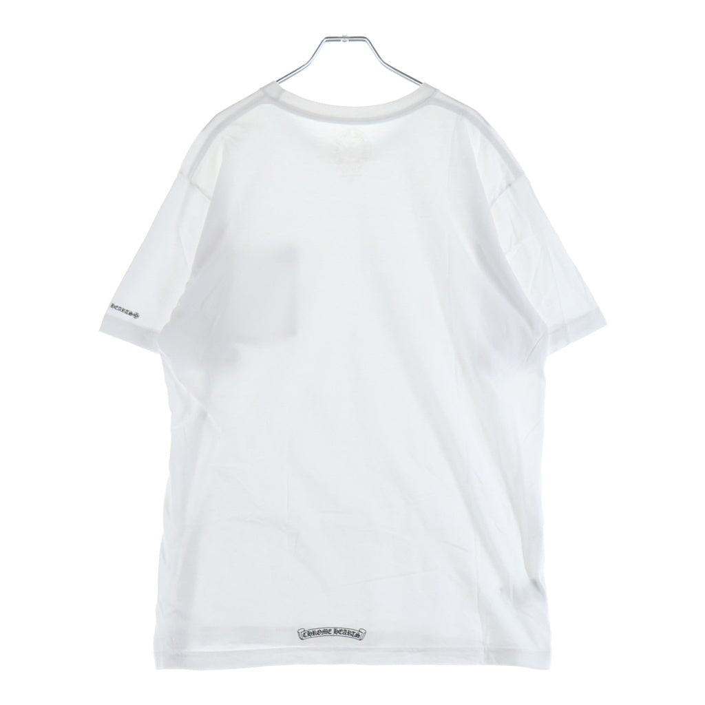 CHROME HEARTS(クロムハーツ) CH T-SHIRT ネックロゴ 半袖Tシャツ ホワイト